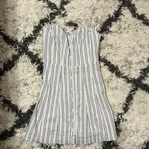 STRIPED MINI DRESS